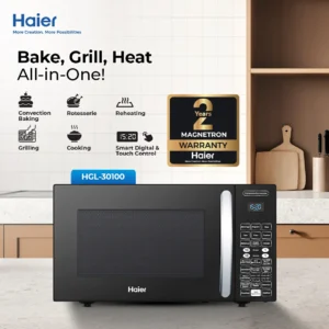 HGL-30100 - 30L Rotisserie/Grill/Convection/Baking Microwave Oven