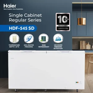 HDF-545H- 19 CFT Double Door Deep Freezer