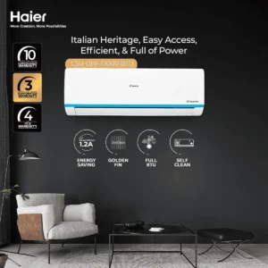 Haier CSU-13HF 1 Ton Heat and Cool DC Inverter Air Conditioner
