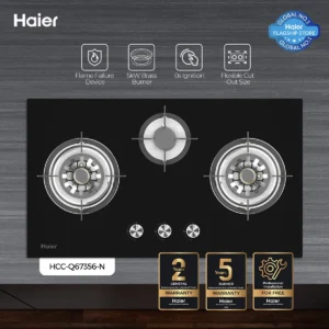 Haier HCC-Q67356-N Natural Gas Hob