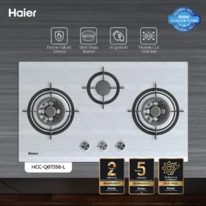 Haier HCC-Q67358-L Built-In LPG Gas Hob