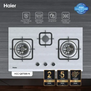 Haier HCC-Q87388-N Built-In Kitchen Gas Hob