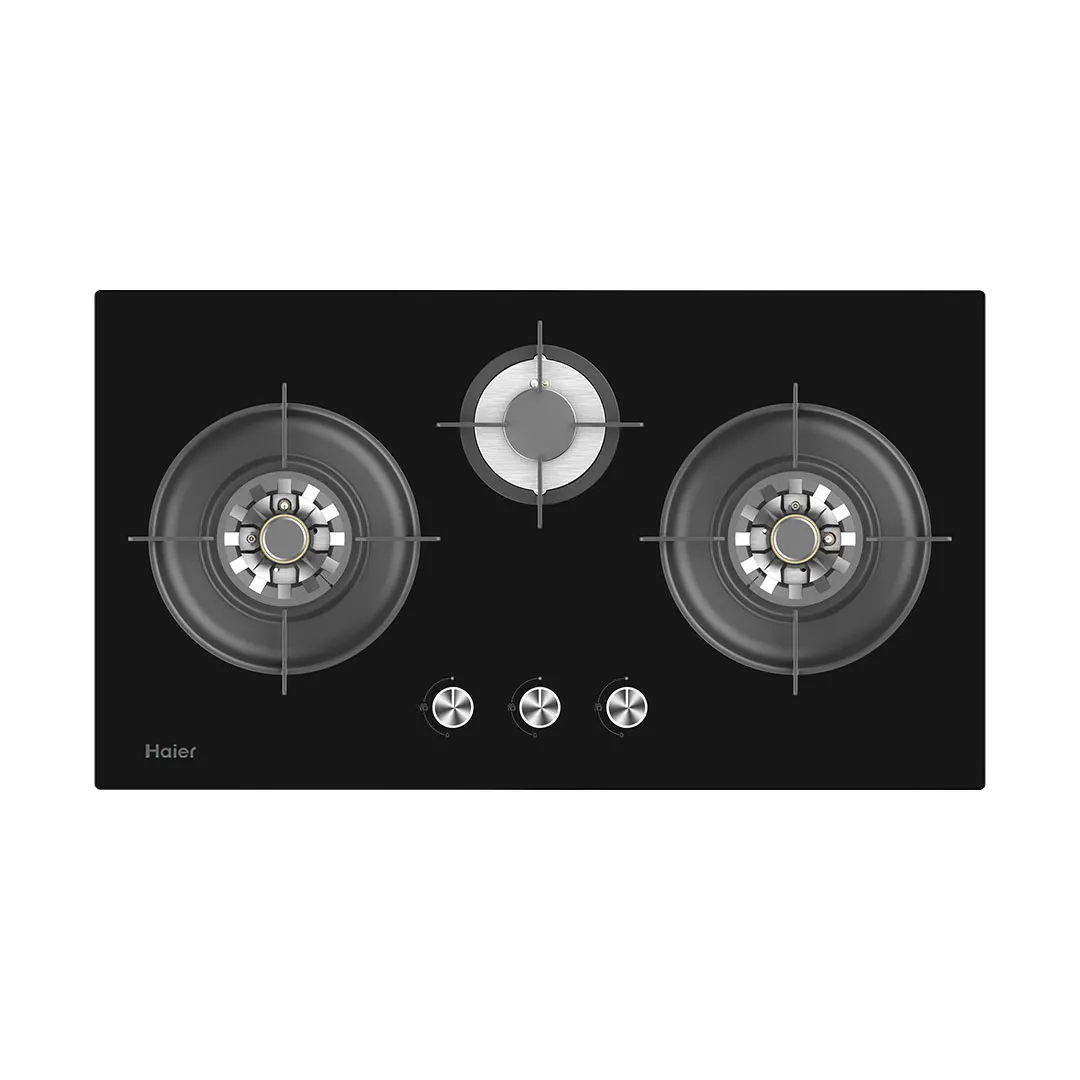 Haier HCC-Q88396-L 3 Burner LPG Gas Hob - Image 2