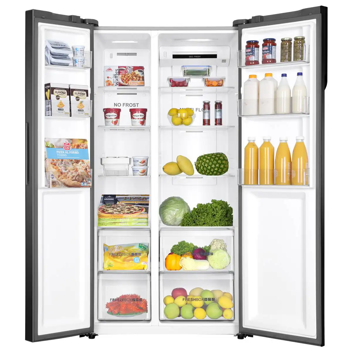 Haier HRF-622IBG Refrigerator – 22 CFT Side by Side Digital Inverter - Image 4