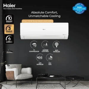 Haier HSU-14HFTEX(OW) 1 Ton T3 Plus DC Inverter Air Conditioner