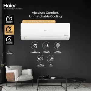 Haier HSU-20HFTEX(OW) 1.5 Ton T3 Plus DC Inverter Air Conditioner