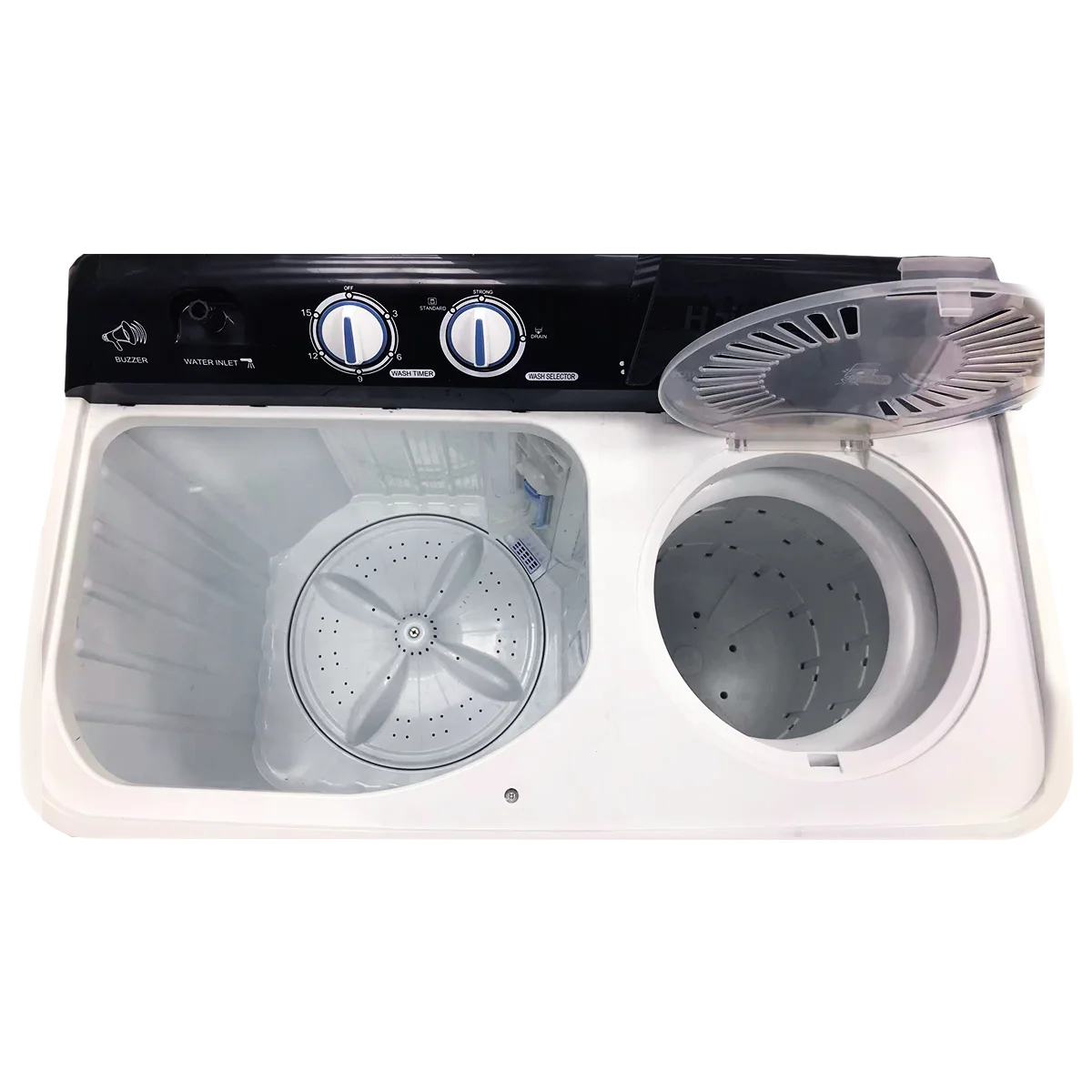 Haier HWM80-CS 8KG Twin Tub Semi Automatic Washing Machine third view