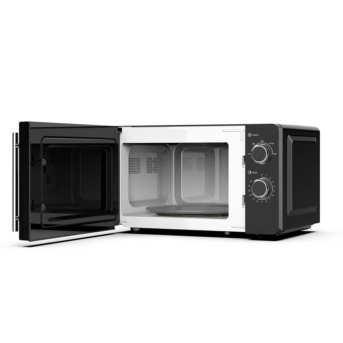 Haier HMW-20MHES 20L Solo Microwave Oven five view