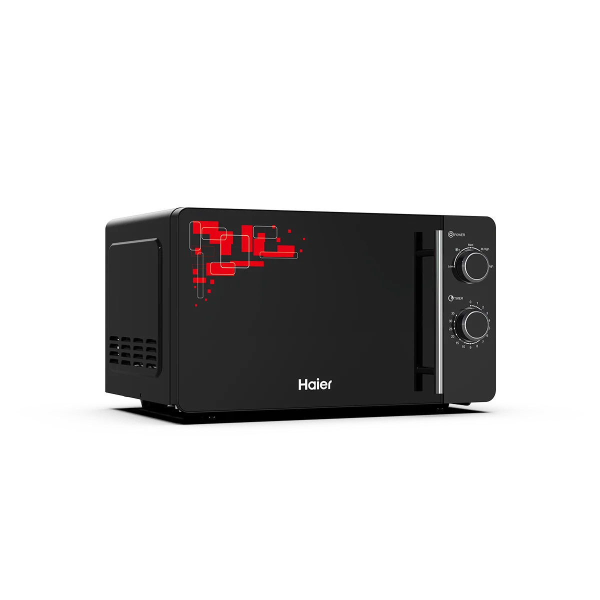 Haier HMW-20MHES 20L Solo Microwave Oven four view
