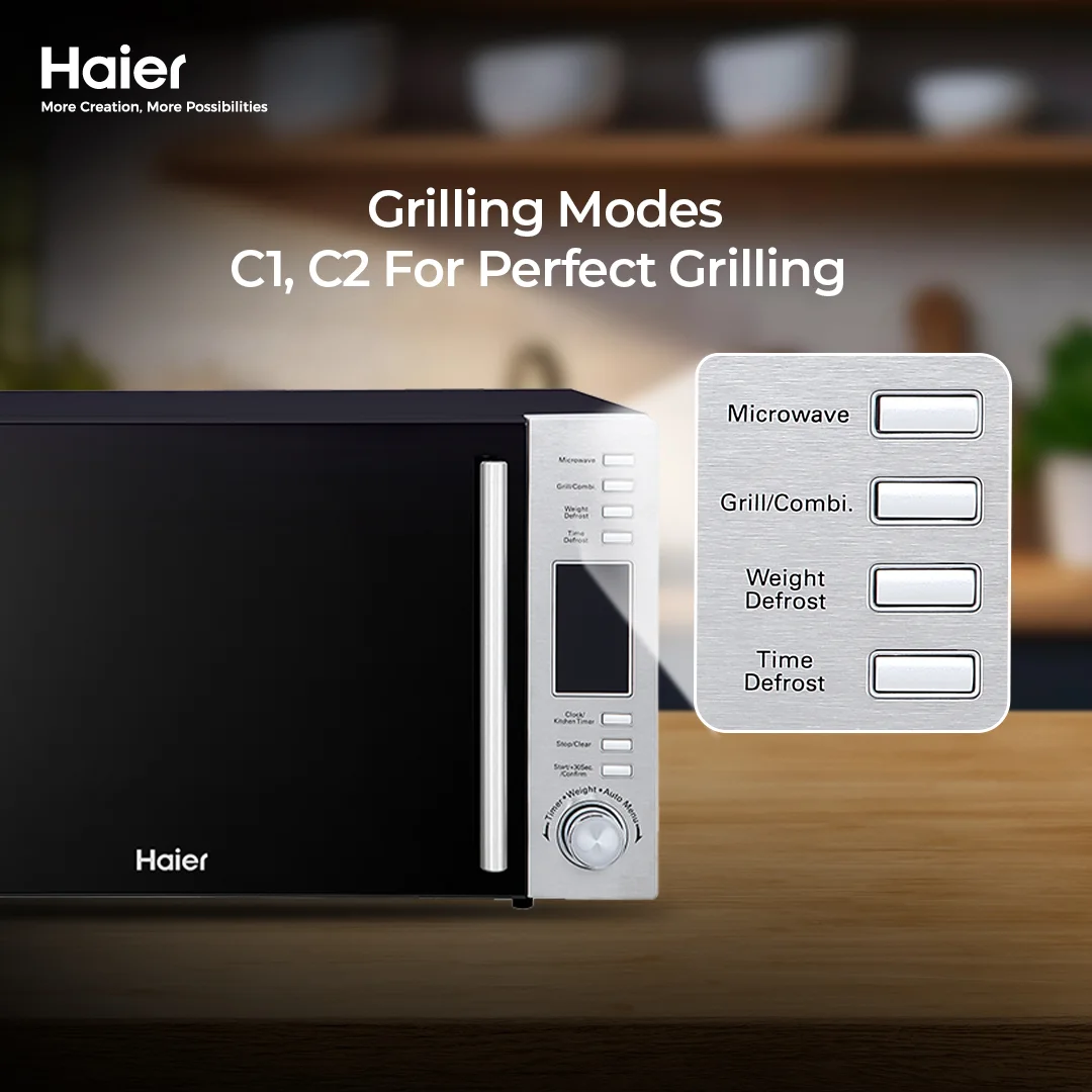 Haier HMW-32300B 32L Grill Microwave - Image 3
