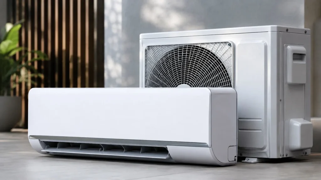 Haier 1 ton inverter AC indoor and outdoor unit