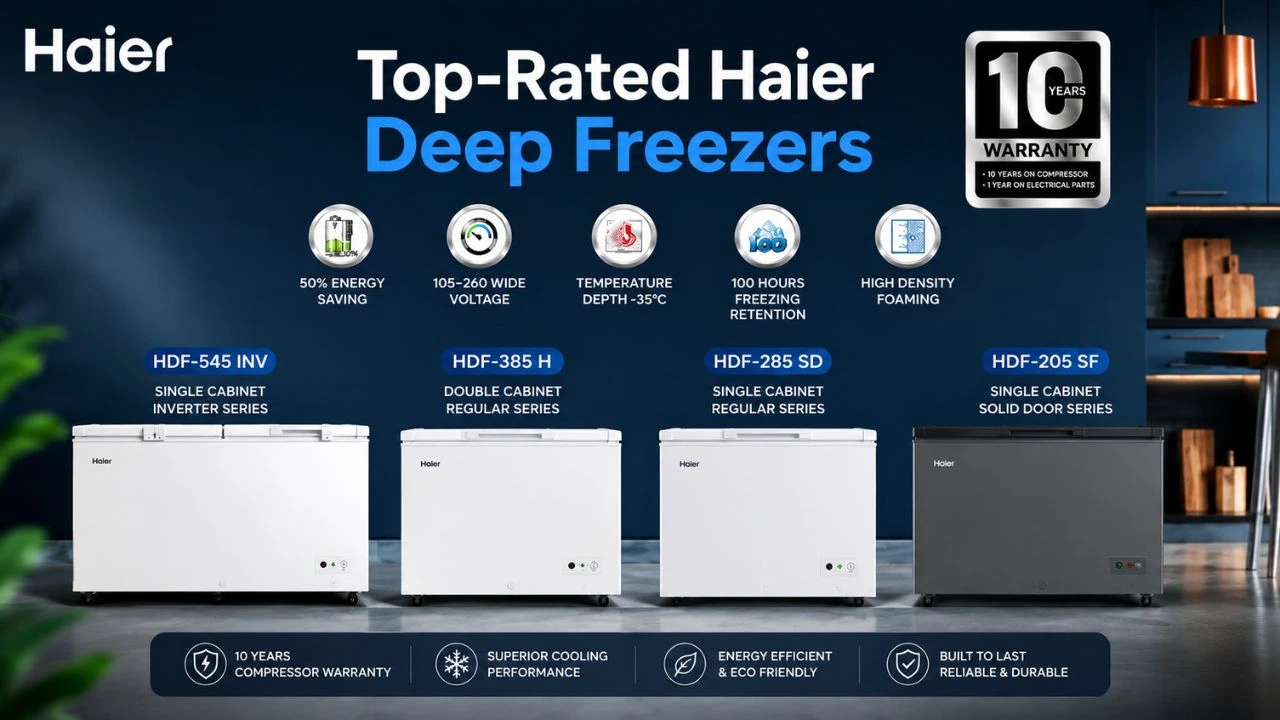 Top-Rated haier deep freezer price in pakistan | Zoom Haier Appliances